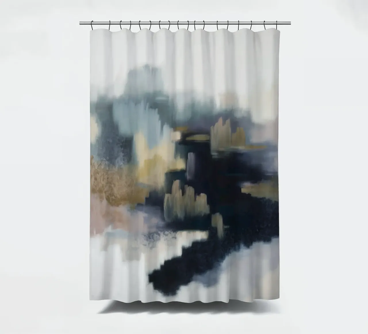 Echo Fade Marsh Duschvorhang von Monarch Arc