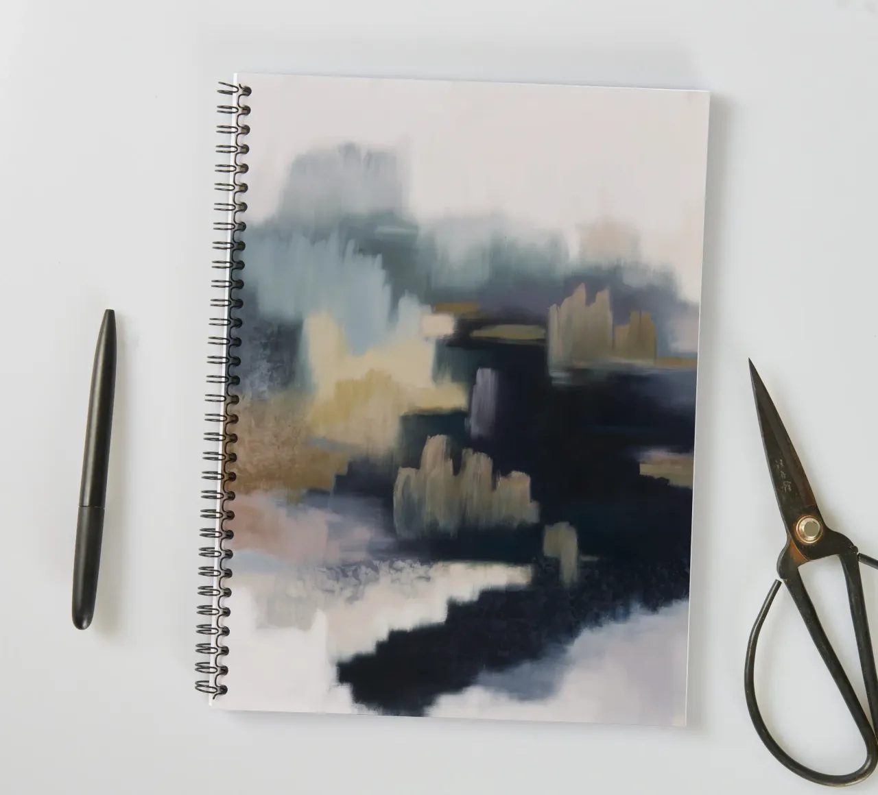 Echo Fade Marsh spiral notebook by Monarch Arc