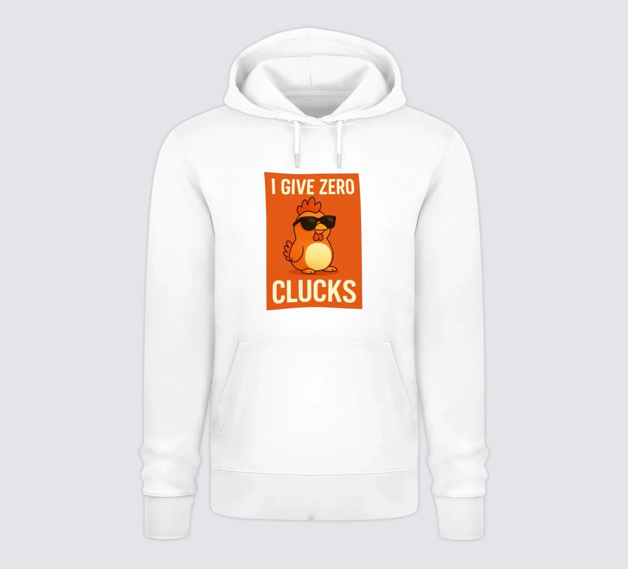 kitten i give zero clucks felpa con cappuccio da PitaraS