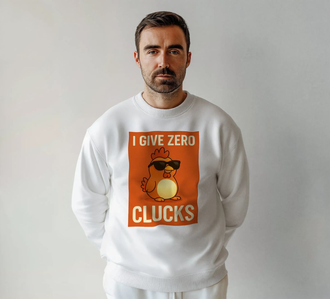 kitten i give zero clucks felpa da PitaraS