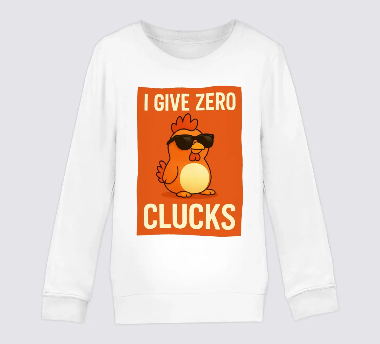 kitten i give zero clucks felpa bambino da PitaraS