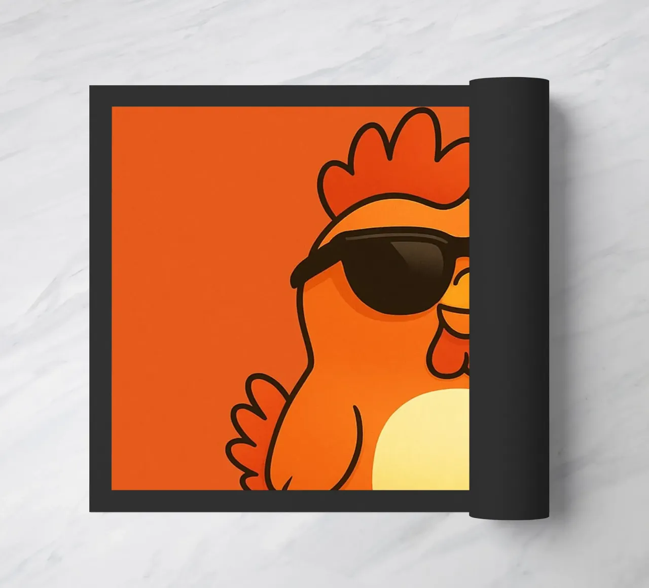 kitten i give zero clucks doormat by PitaraS