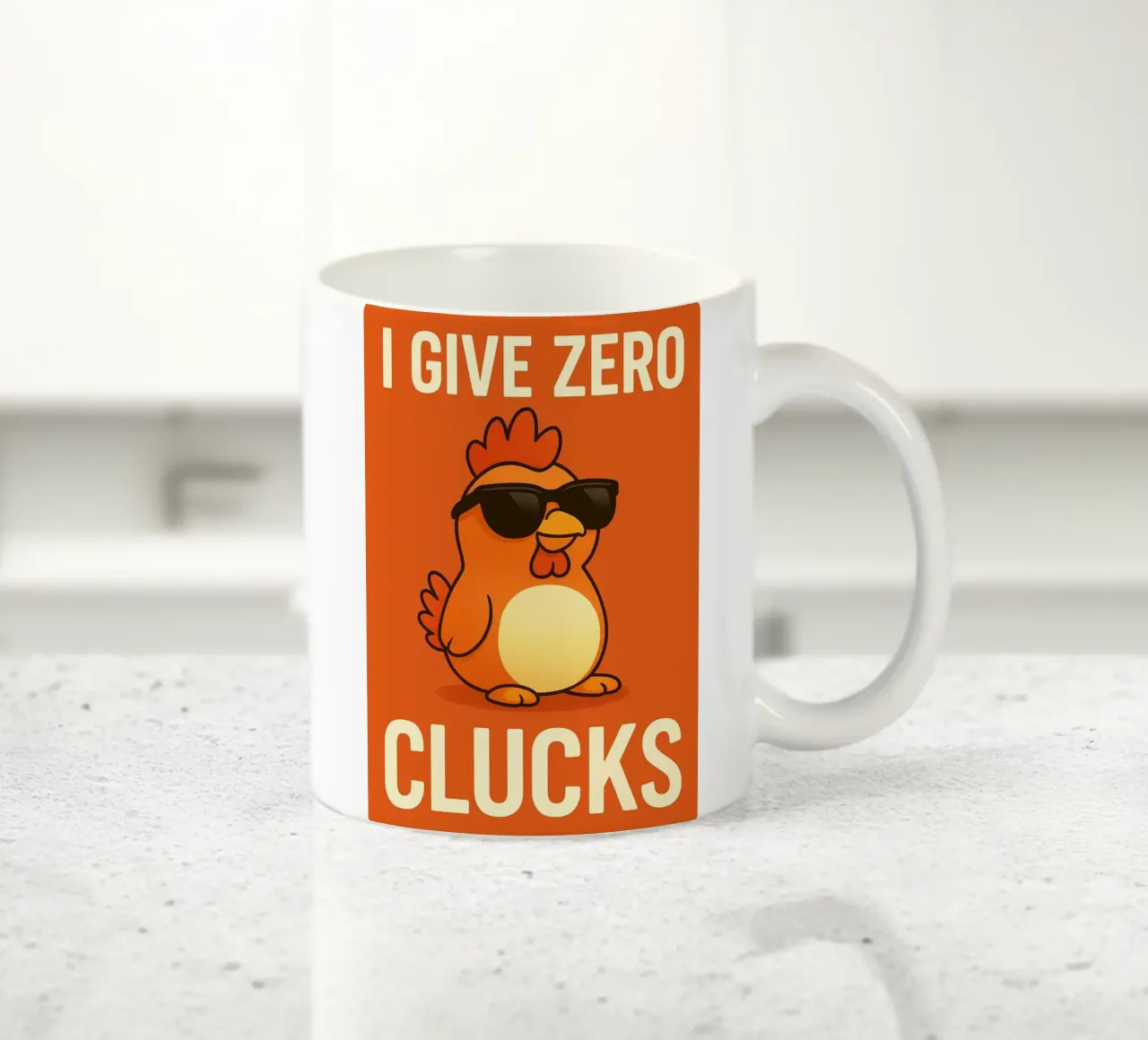 kätzchen ich gebe null gackern Keramik Tasse von PitaraS