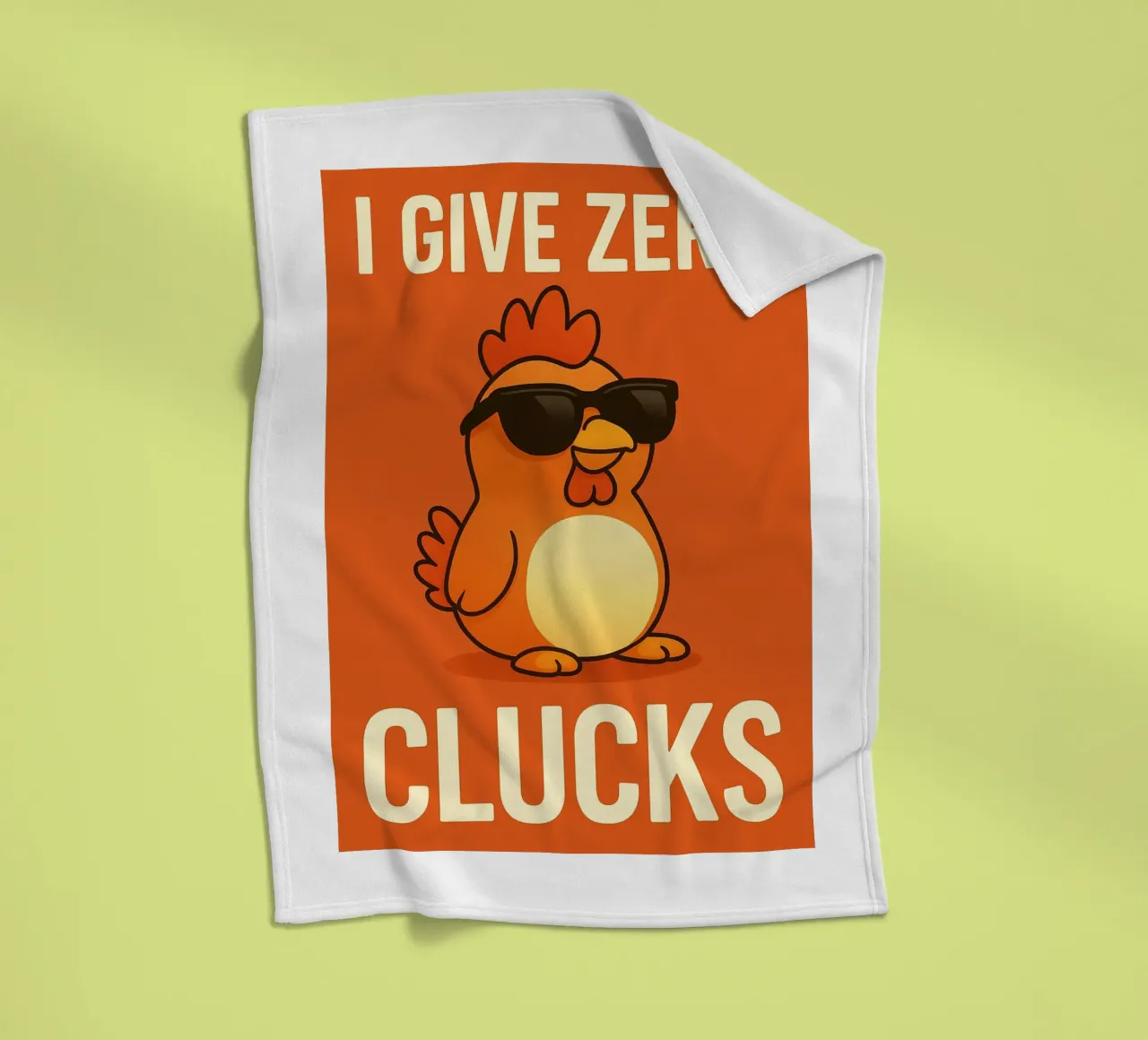 kitten i give zero clucks coperta in pile da PitaraS