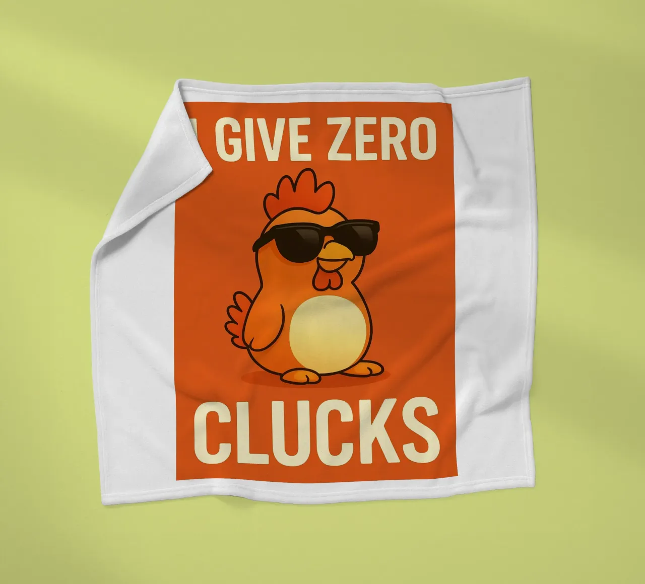 kitten i give zero clucks coperta in pile da PitaraS