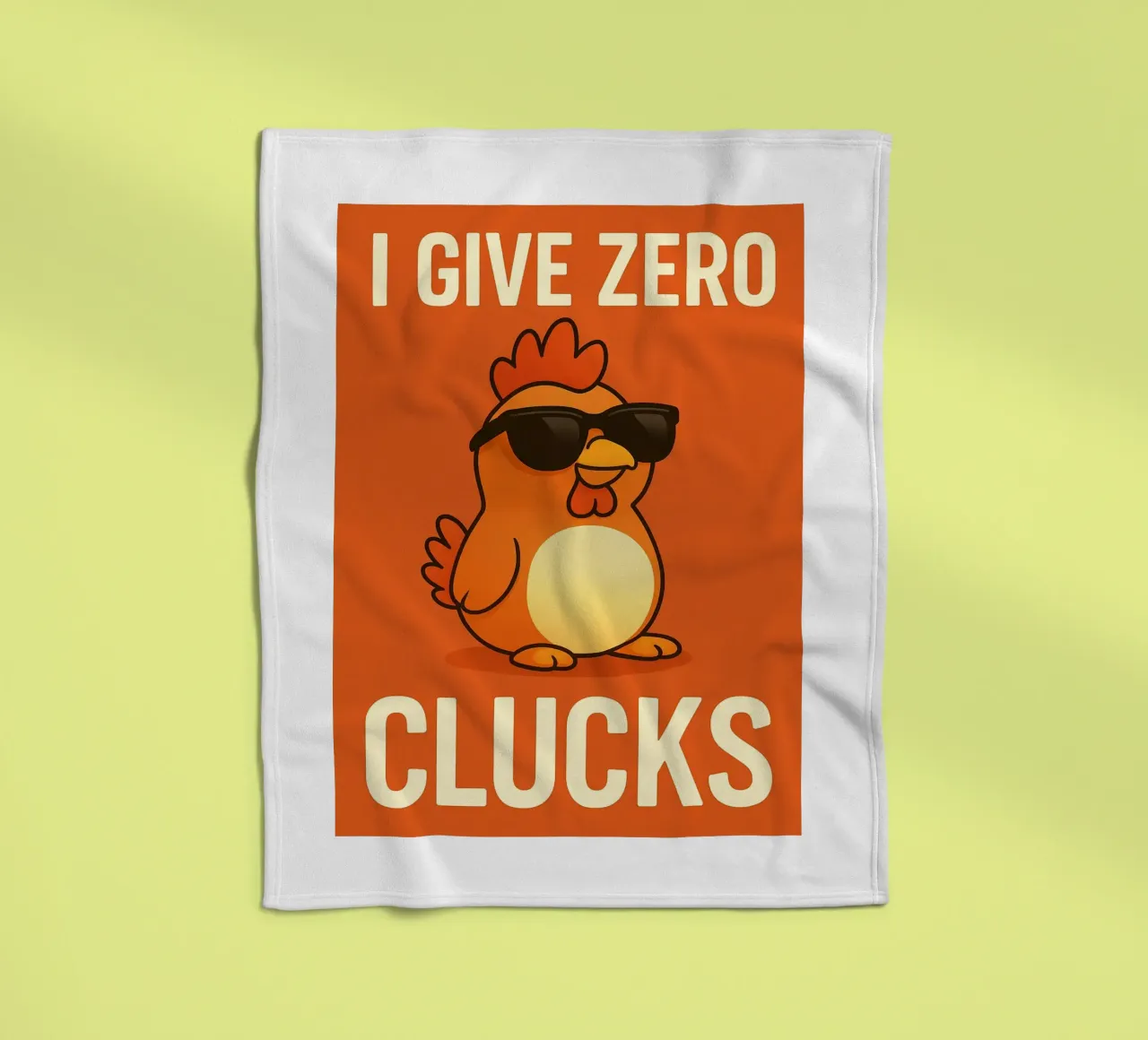 kitten i give zero clucks coperta in pile da PitaraS