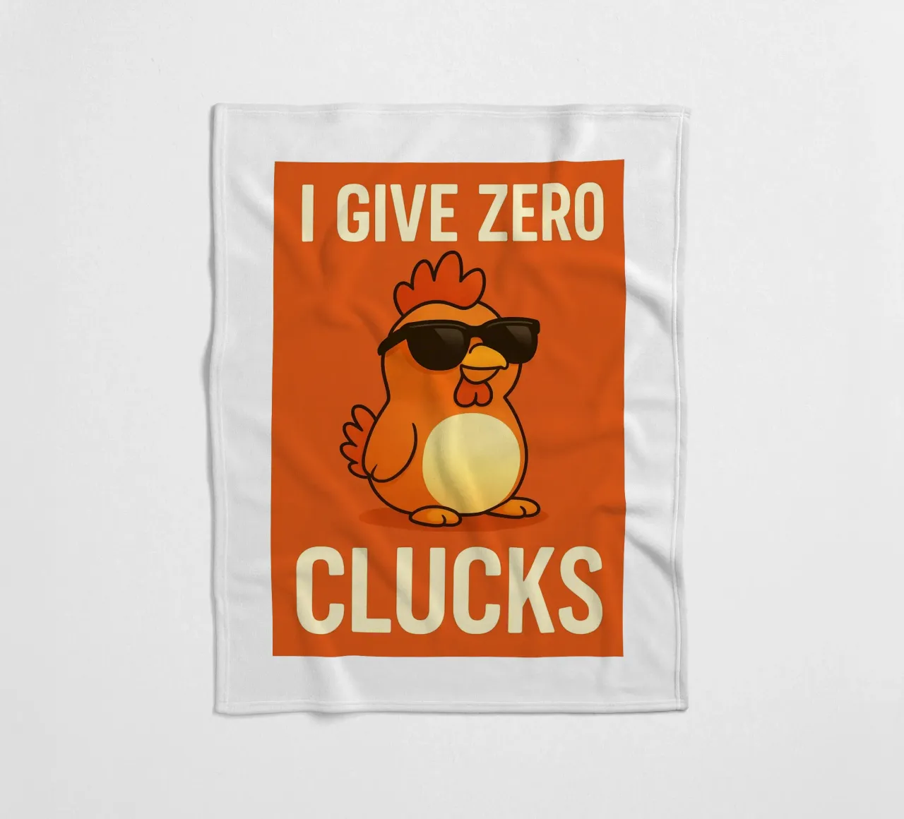 kitten i give zero clucks coperta in pile da PitaraS