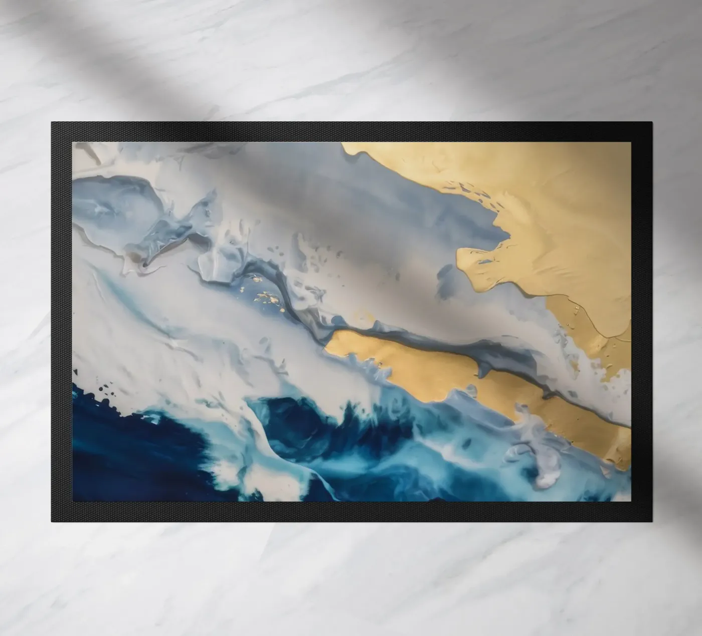 Storm Crest Flame doormat by Monarch Arc