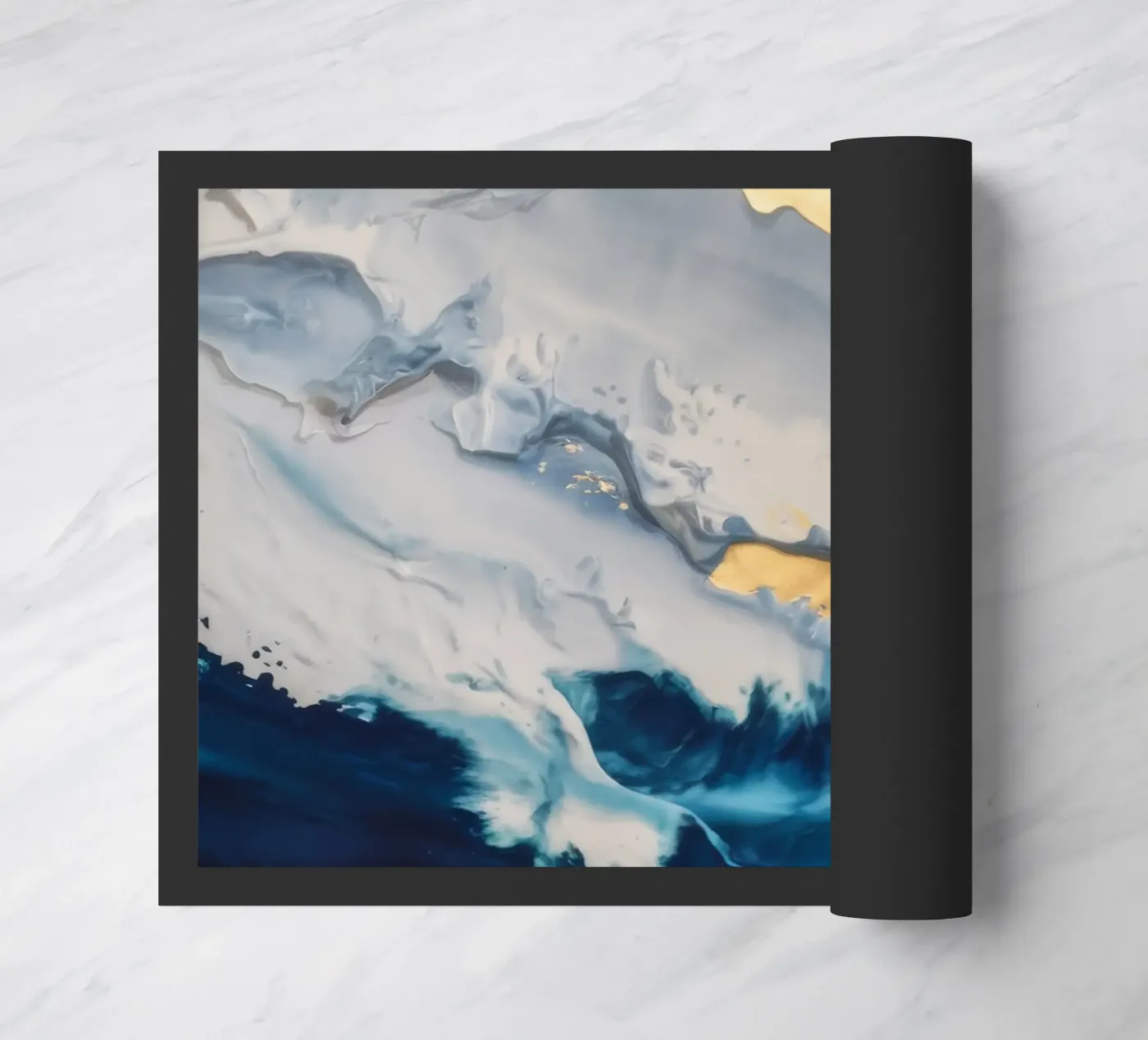 Storm Crest Flame doormat by Monarch Arc