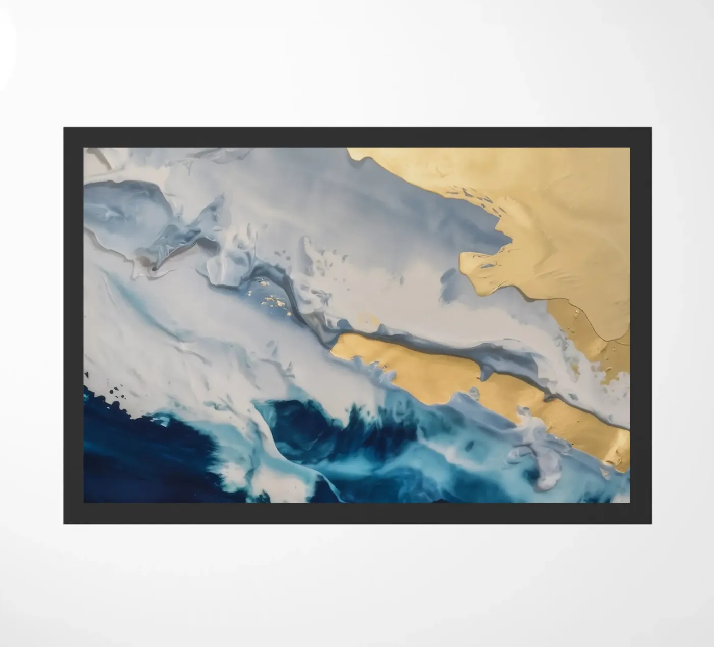 Storm Crest Flame doormat by Monarch Arc