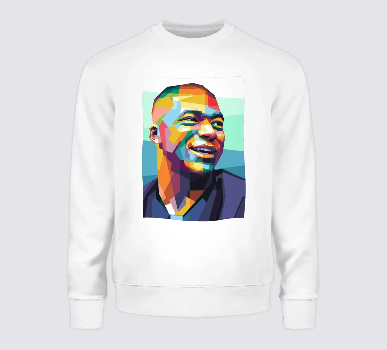 Kylian Mbappe Pop Art WPAP felpa da Alkahfsmart