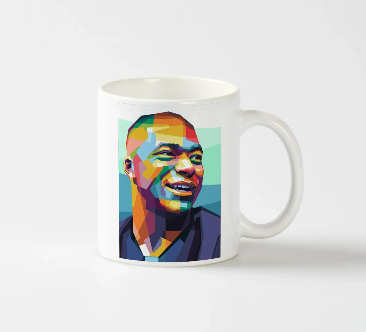 Kylian Mbappe Pop Art WPAP tazza in ceramica da Alkahfsmart