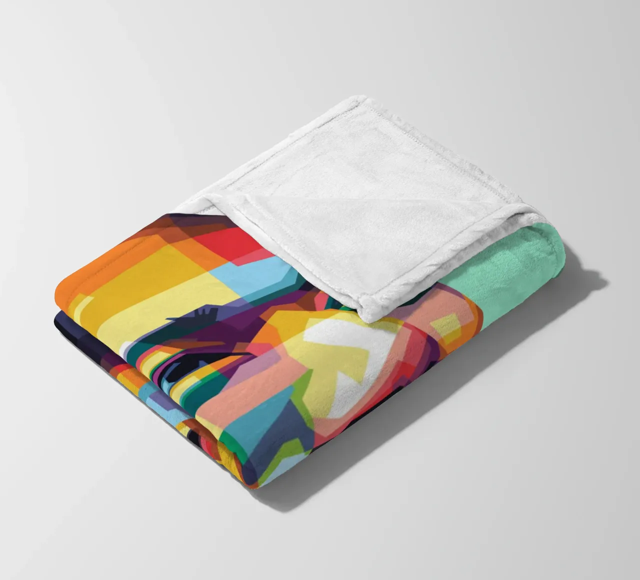 Kylian Mbappe Pop Art WPAP coperta in pile da Alkahfsmart