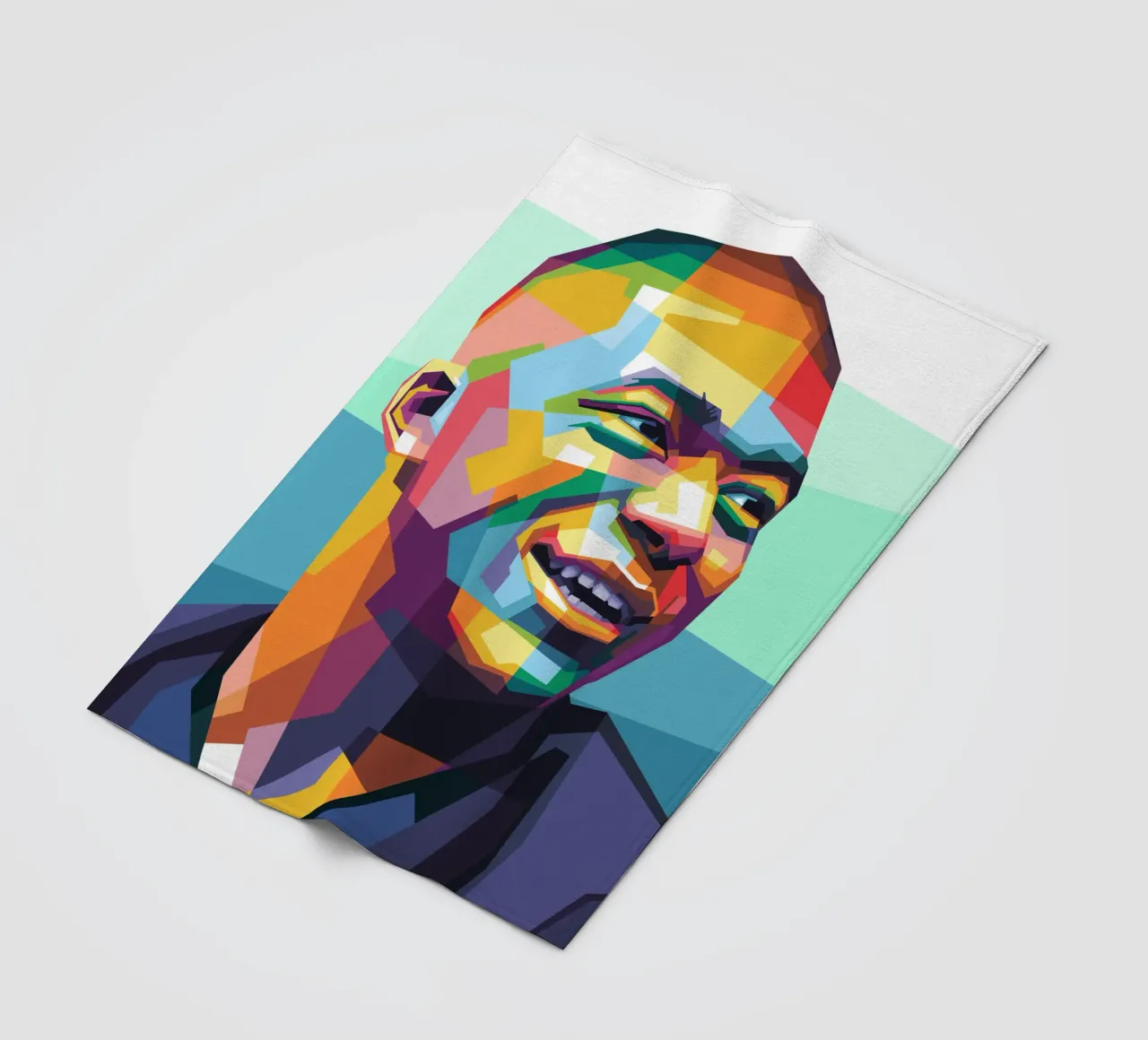 Kylian Mbappe Pop Art WPAP coperta in pile da Alkahfsmart