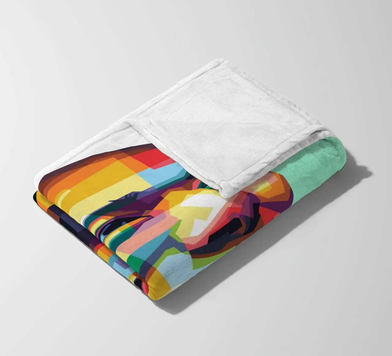 Kylian Mbappe Pop Art WPAP coperta in pile da Alkahfsmart