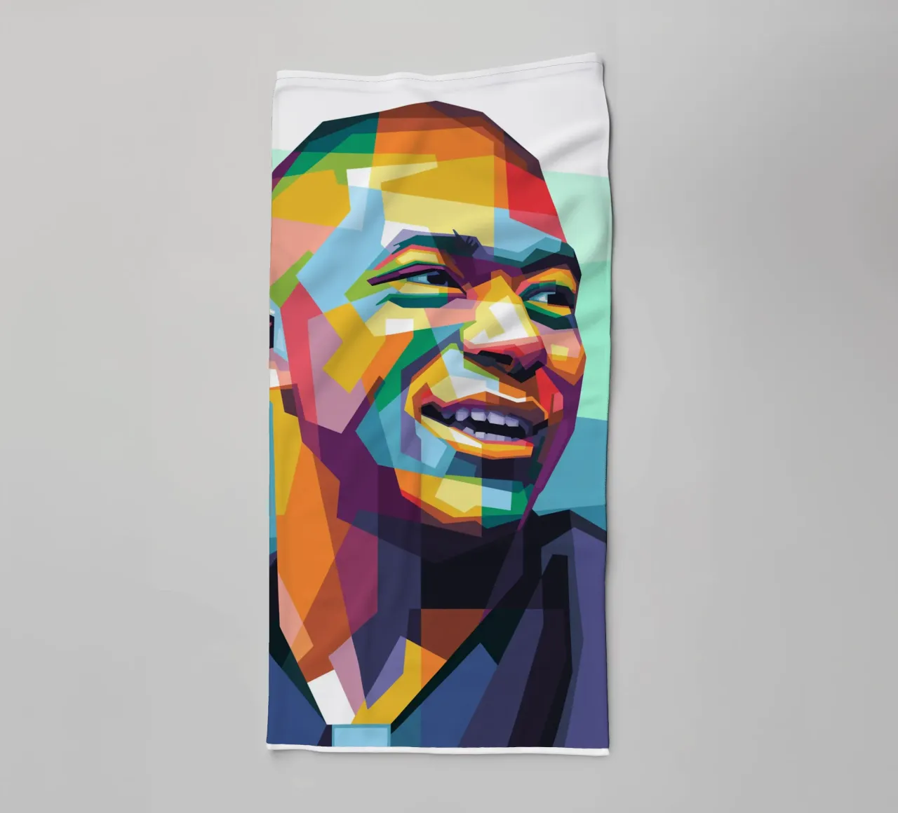 Kylian Mbappe Pop Art WPAP asciugamano da bagno da Alkahfsmart