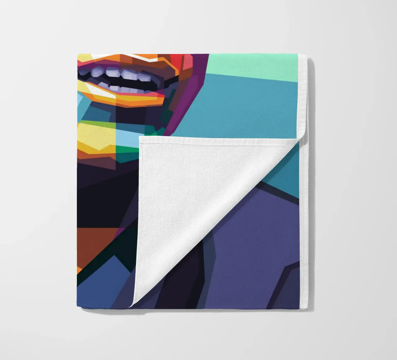 Kylian Mbappe Pop Art WPAP telo mare da Alkahfsmart