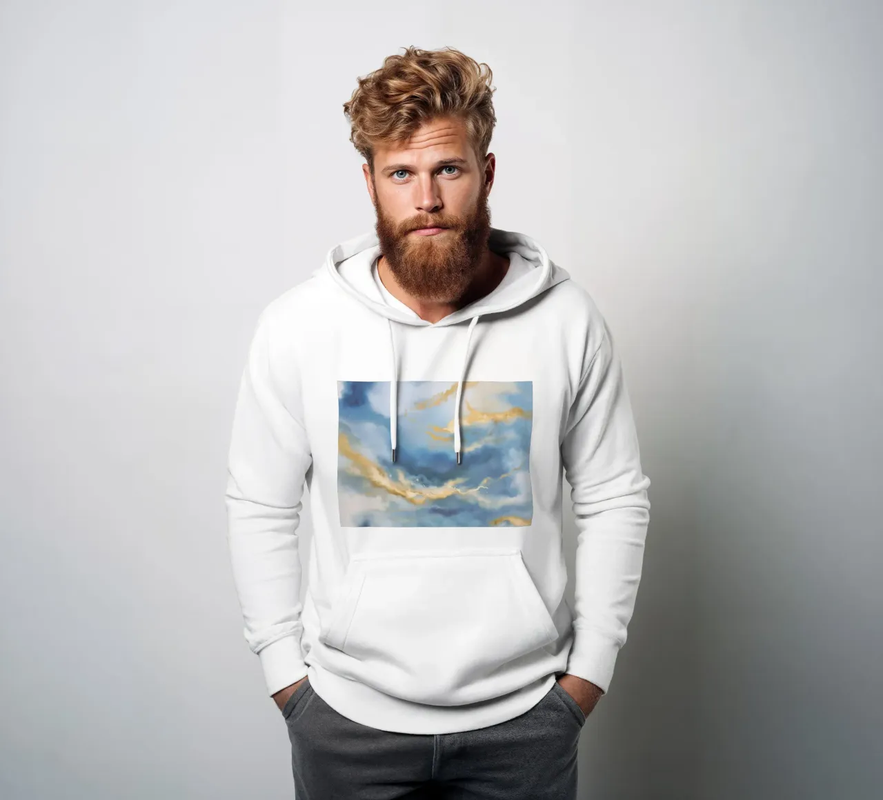 Aurora Drift Sky felpa con cappuccio da Monarch Arc