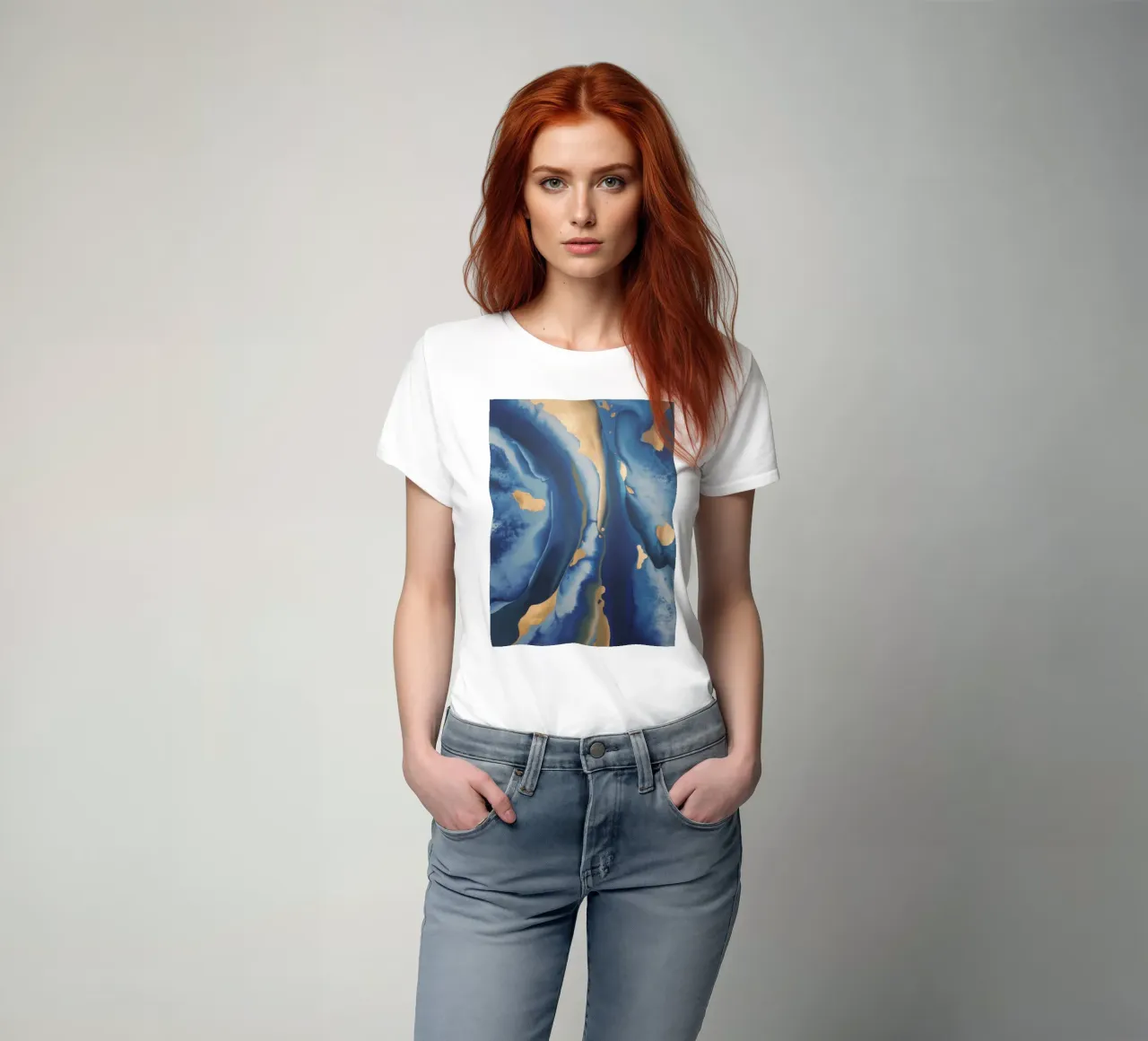 Royal Deep Stream t-shirt by Monarch Arc