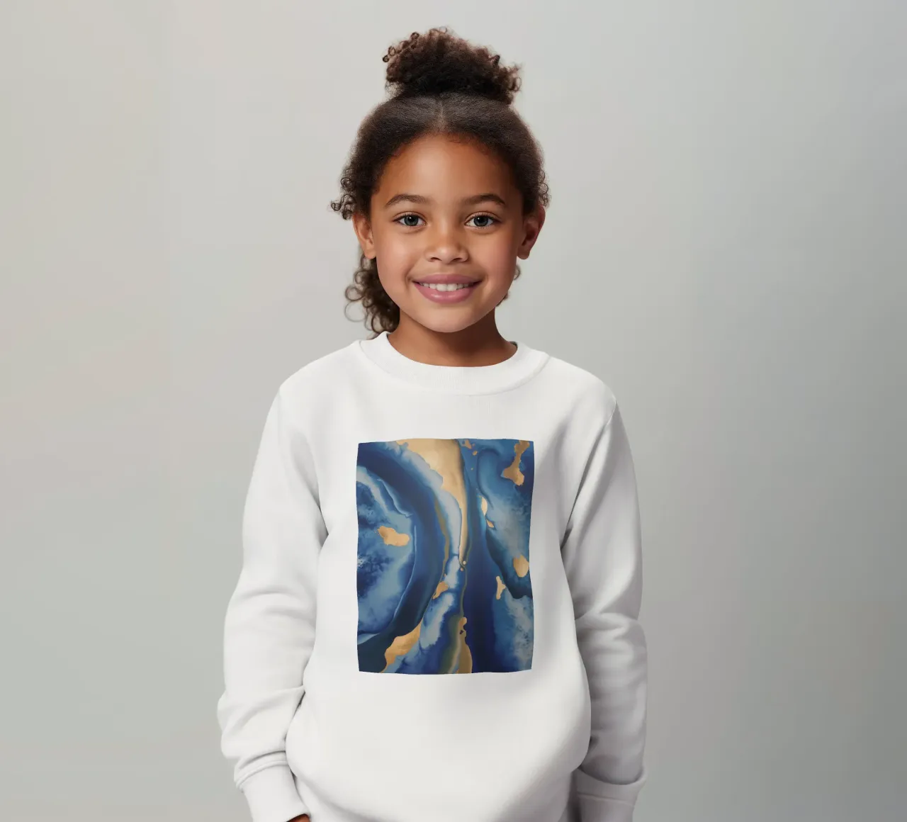 Royal Deep Stream kids sweatshirt by Monarch Arc