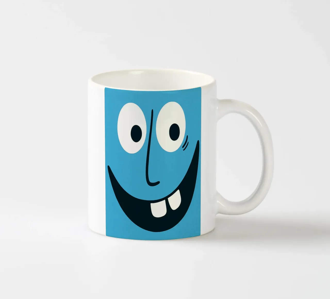 faccia sorridente tazza in ceramica da PitaraS