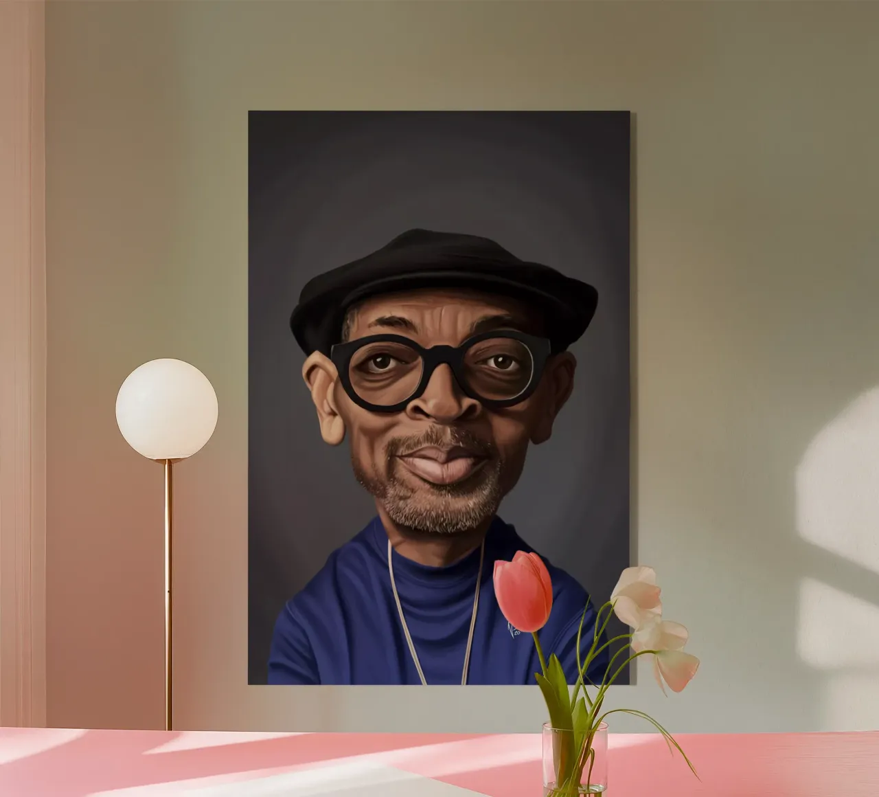Spike Lee acrylic glass by Rob Art | Illustration