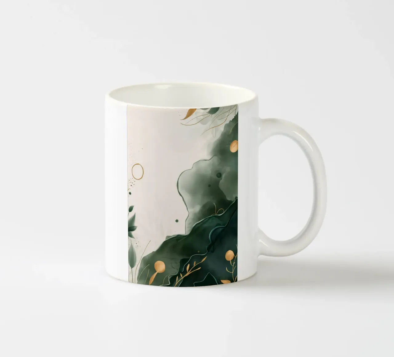 Respiro di inchiostro botanico tazza in ceramica da Monarch Arc