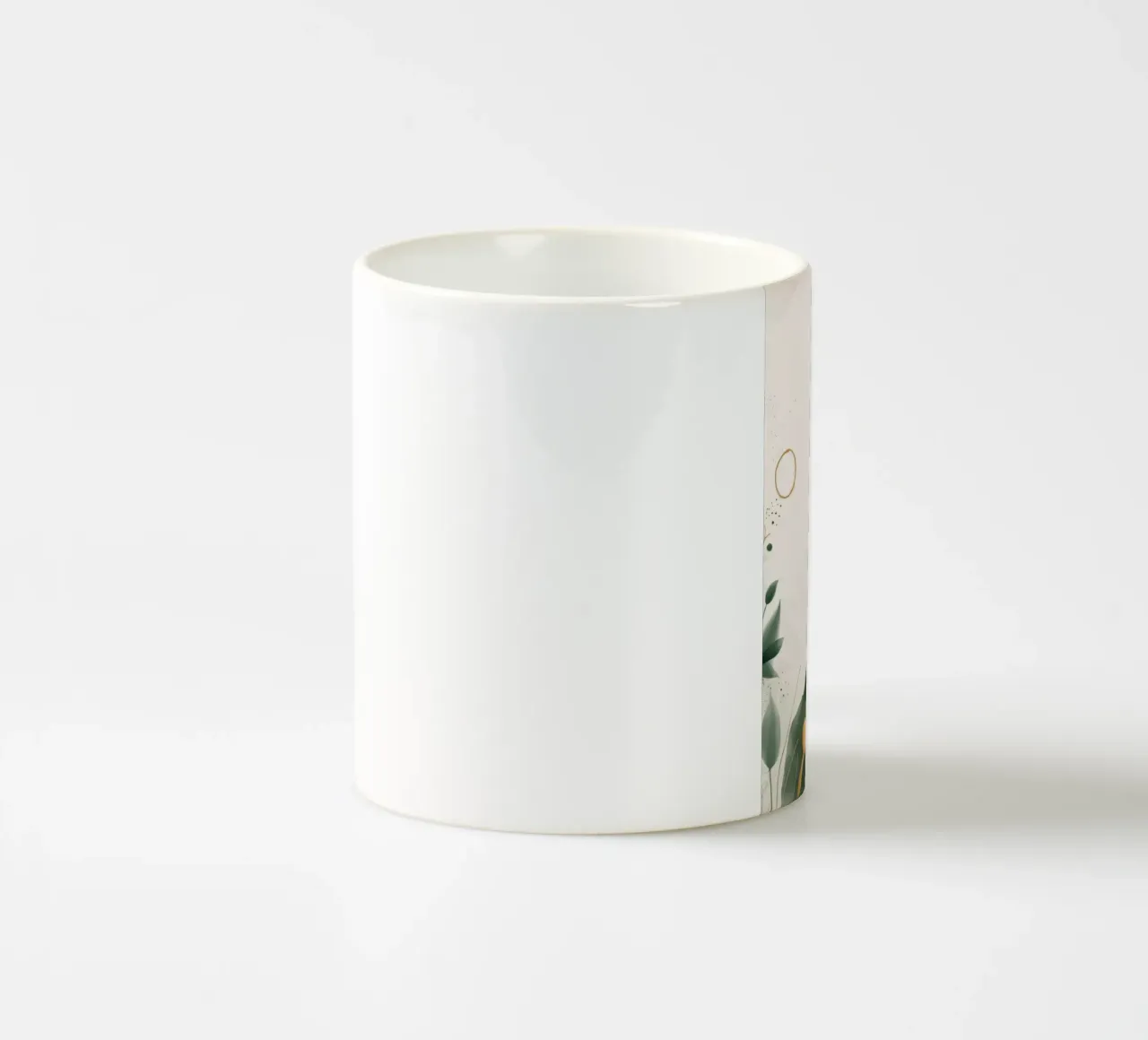 Respiro di inchiostro botanico tazza in ceramica da Monarch Arc