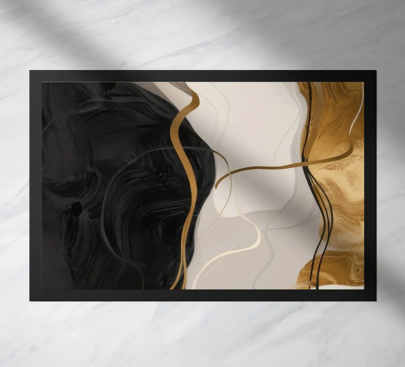 Divide Earth Pulse doormat by Monarch Arc