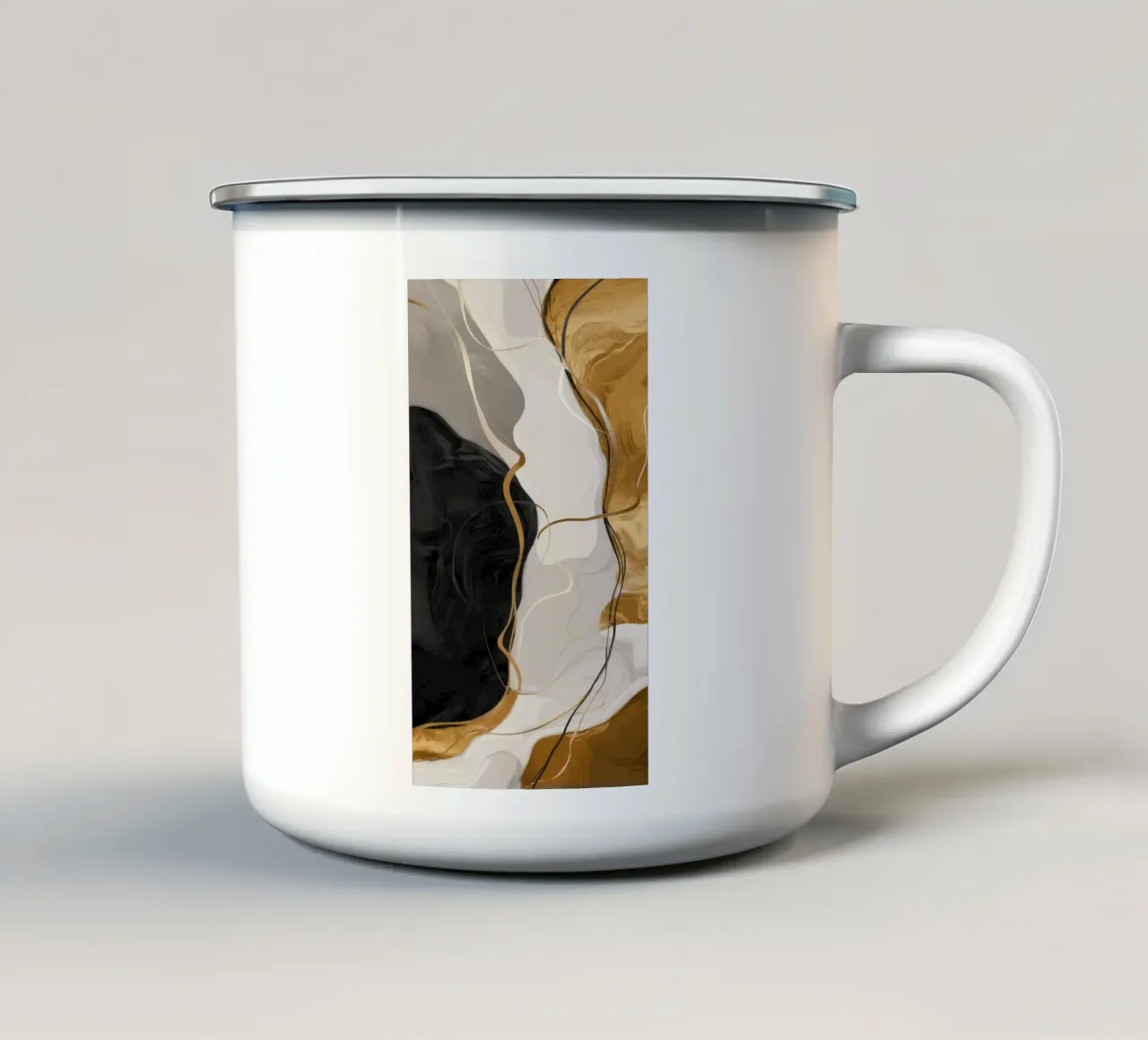 Divide Pulso Tierra taza de esmalte de Monarch Arc