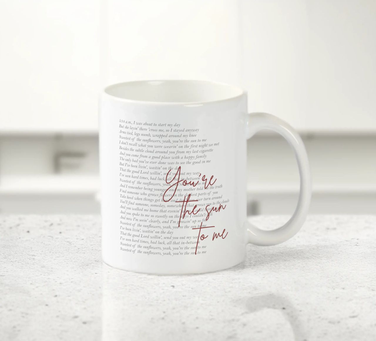 Zach Bryan Tu sei il sole per me tazza in ceramica da callmegreciaa