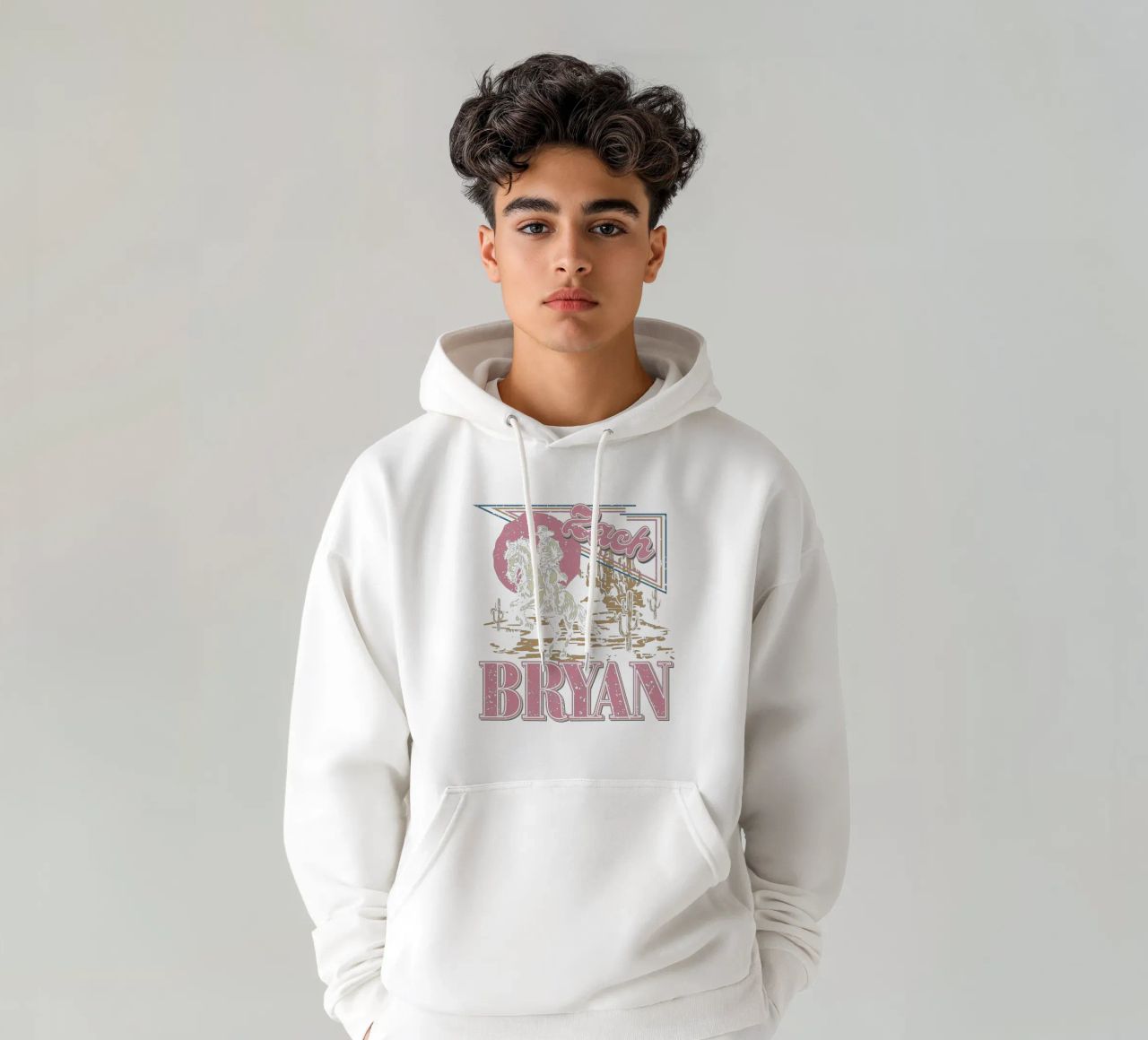 Zach Bryan Selvaggio occidentale felpa con cappuccio da callmegreciaa