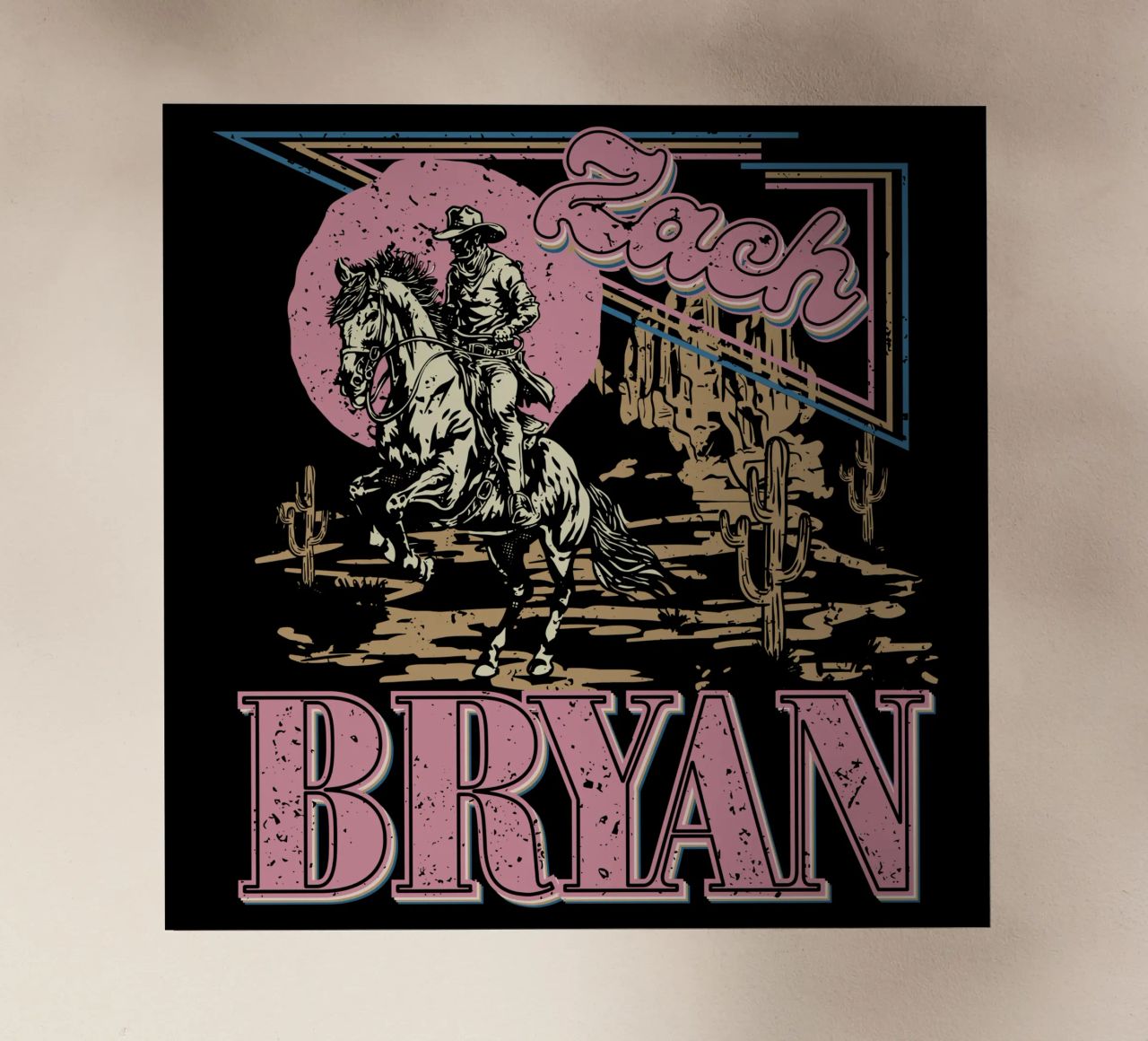 Zach Bryan Selvaggio occidentale pellicola backlit da callmegreciaa
