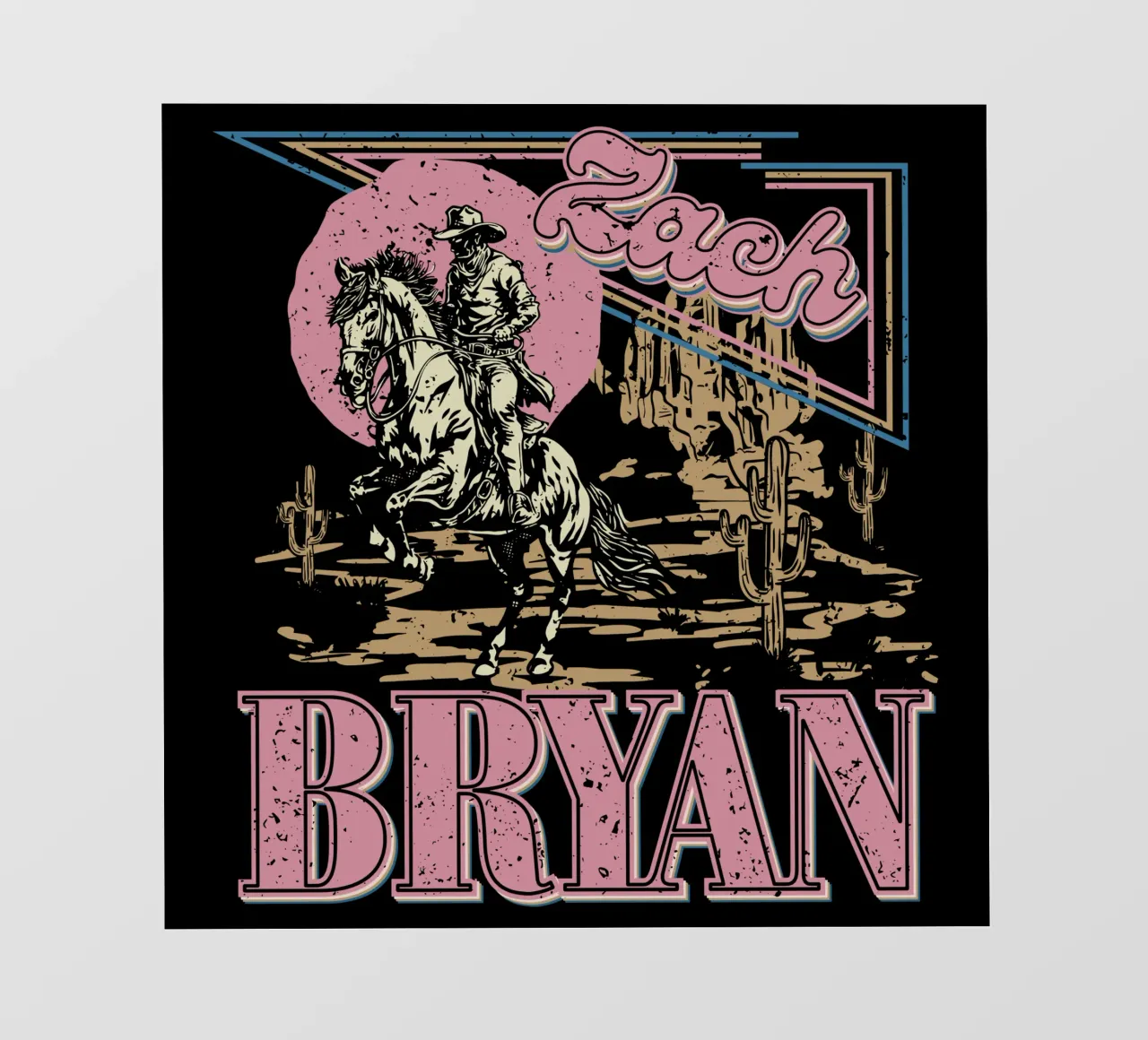 Zach Bryan Selvaggio occidentale pellicola backlit da callmegreciaa