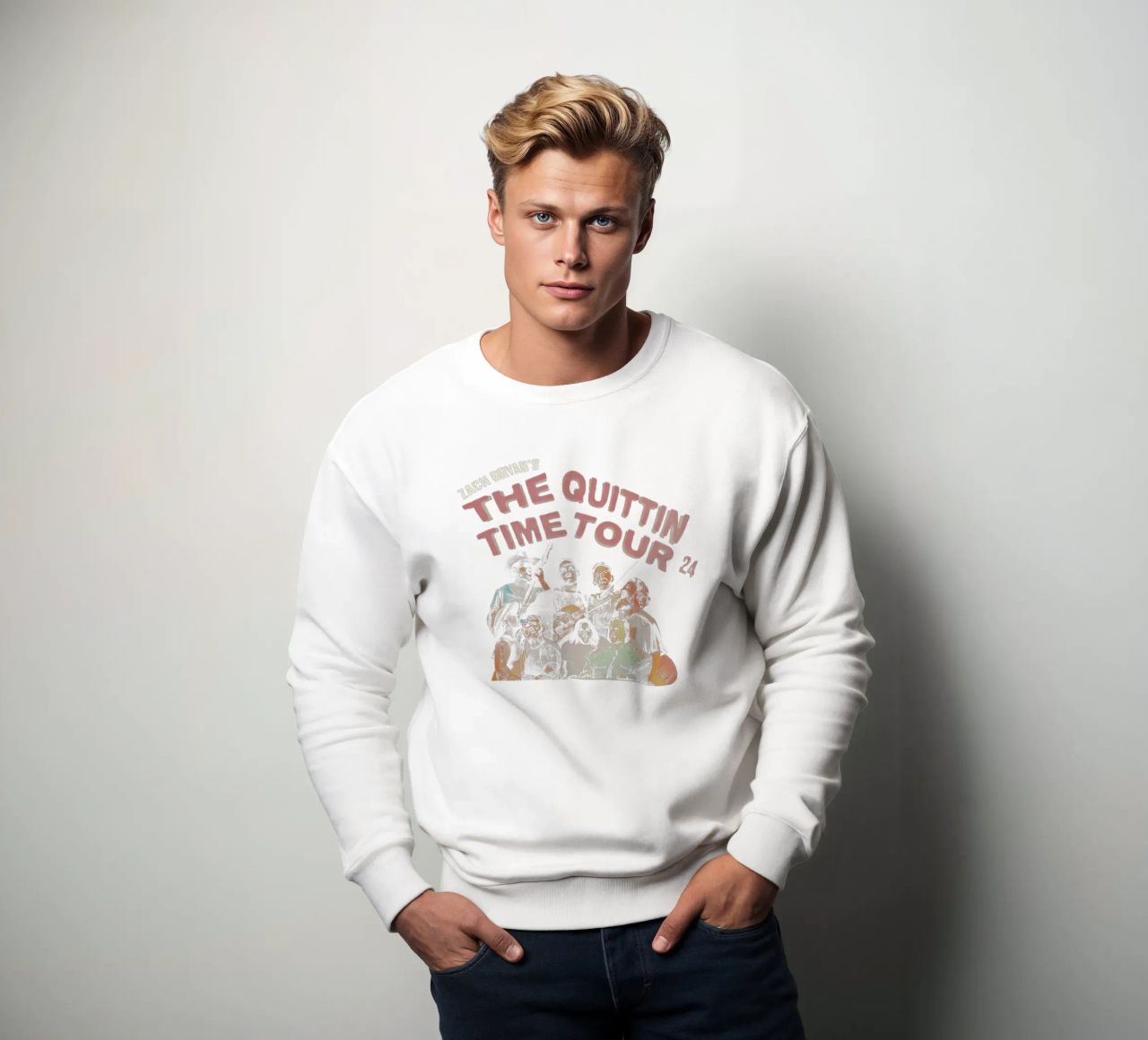 Zach Bryan The Quittin 24 V2 sudadera de callmegreciaa