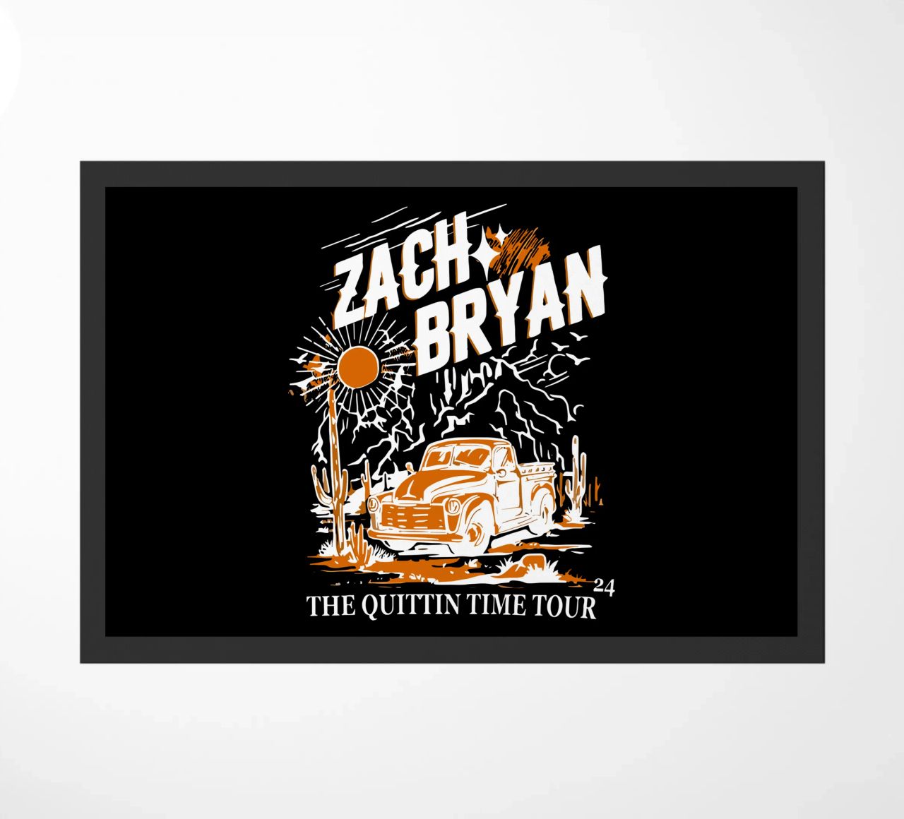 Zach Bryan Il Quittin 24 V1 zerbino da callmegreciaa