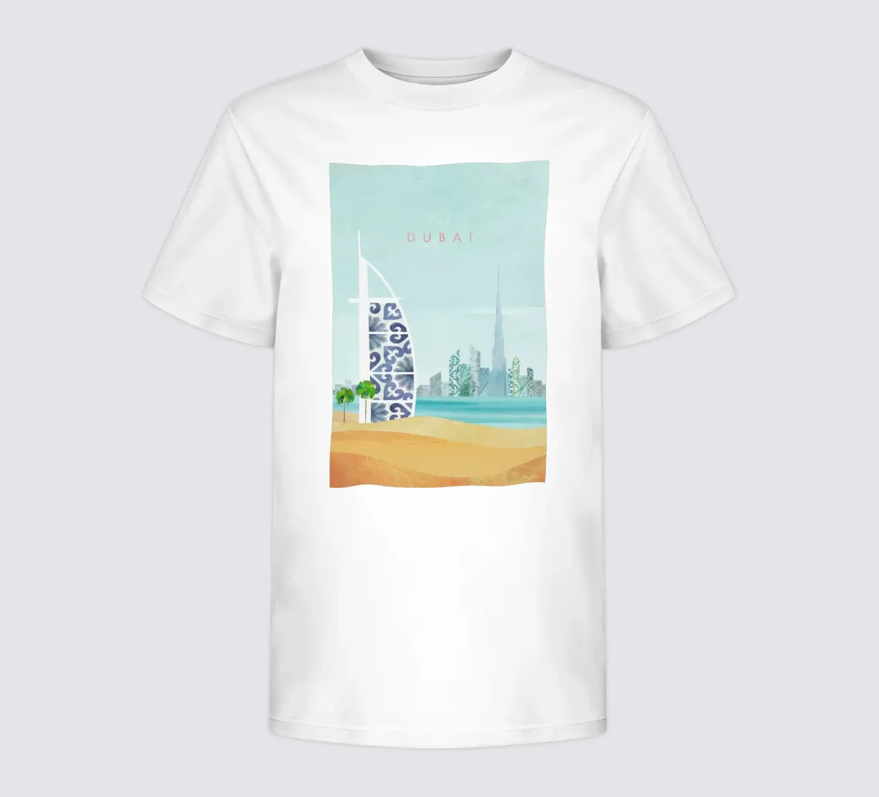 Dubai t-shirt bambini da Henry Rivers
