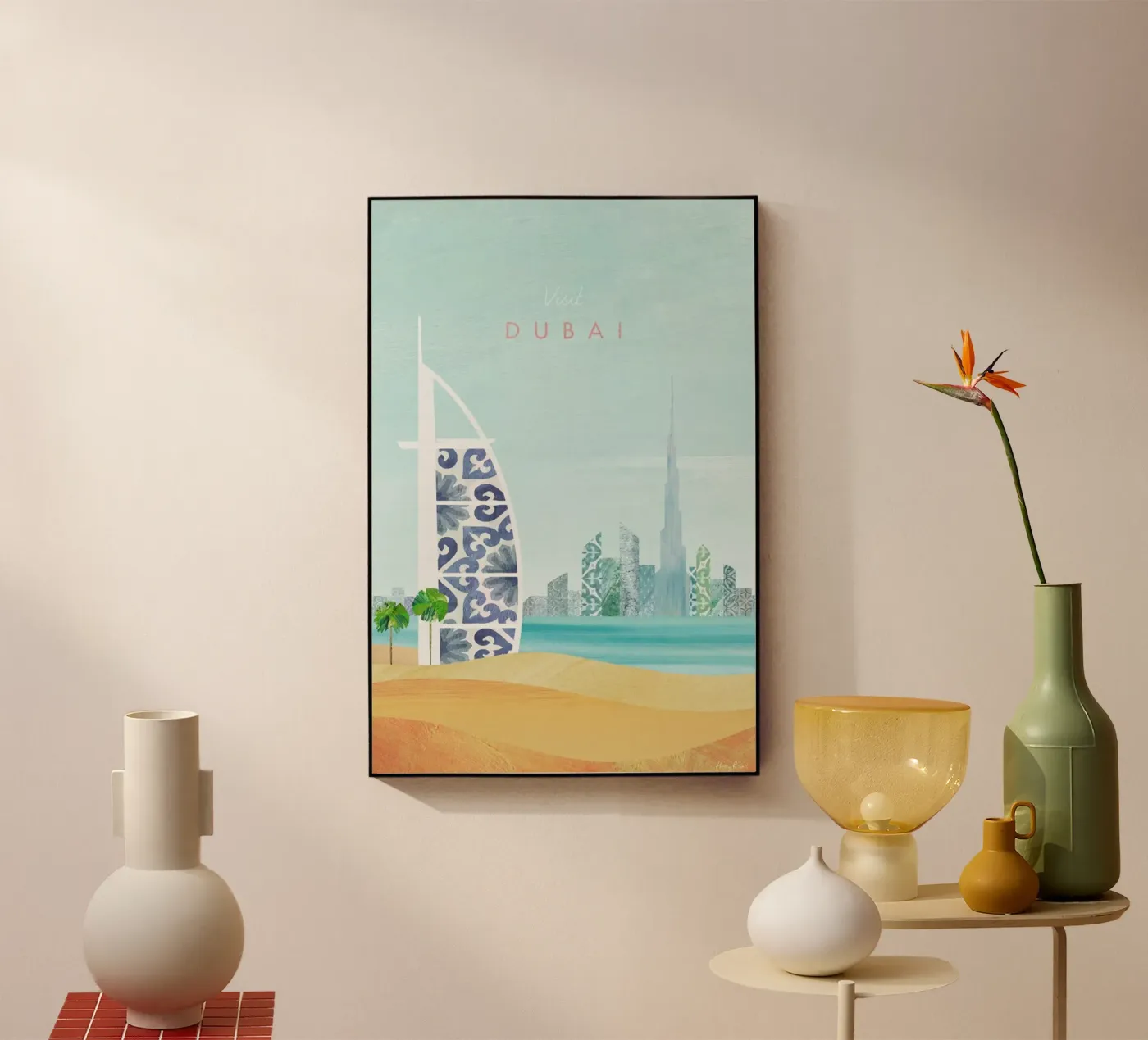 Dubai acryl van Henry Rivers