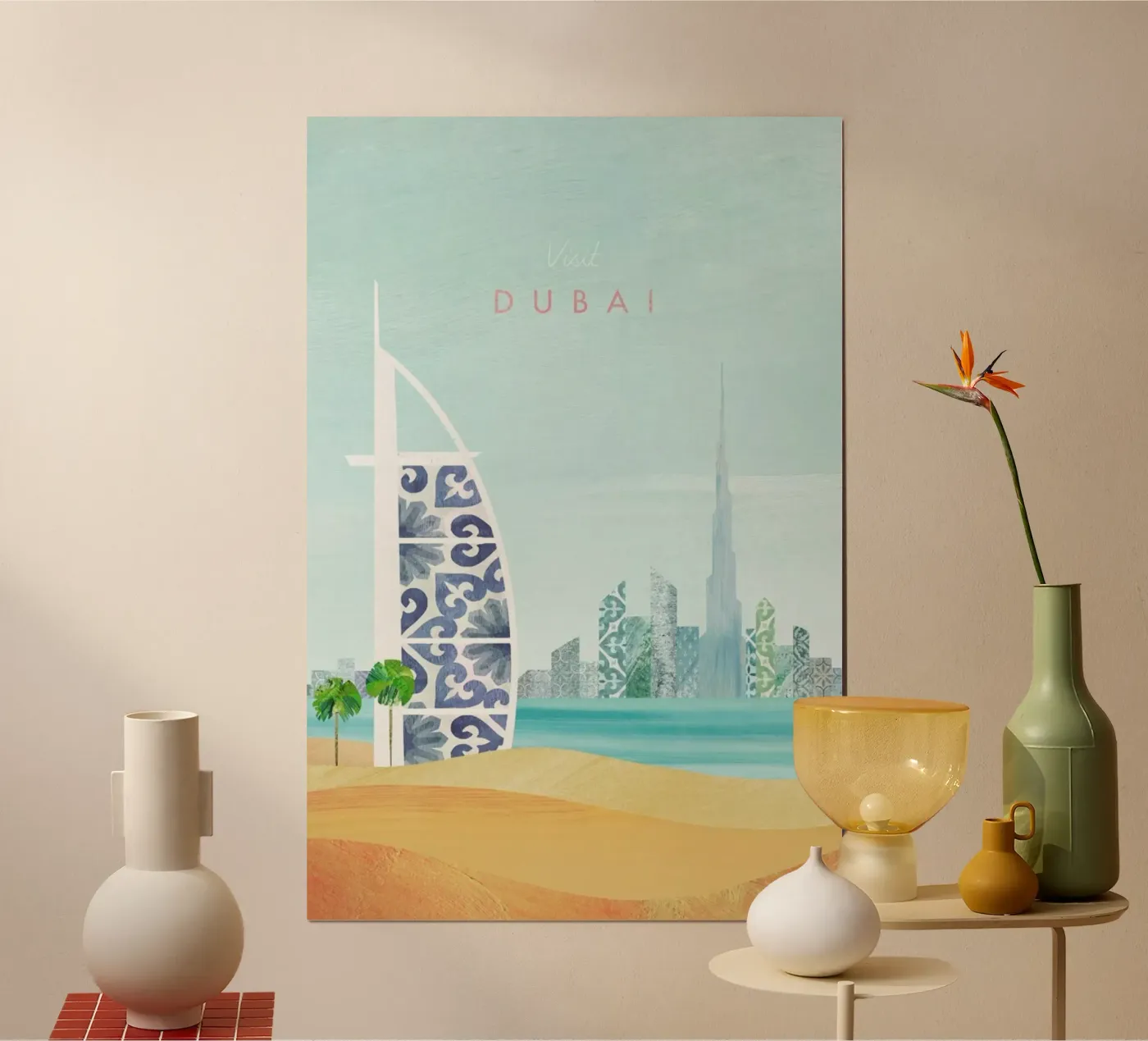Dubai poster by Henry Rivers