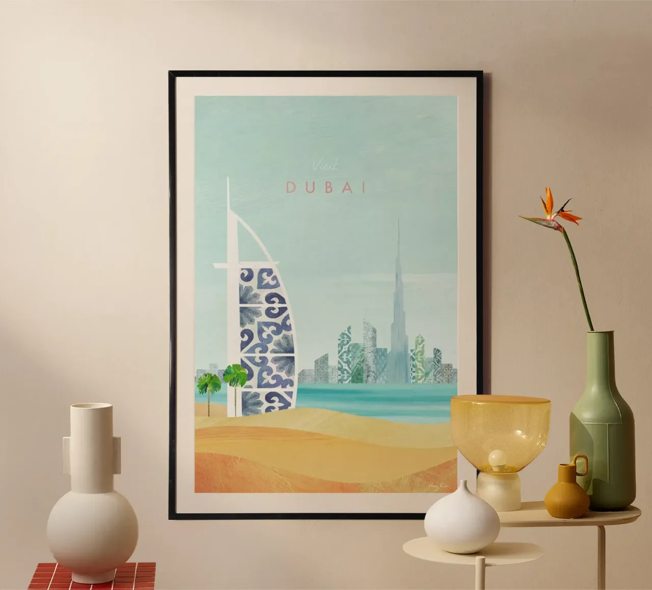 Dubai poster da Henry Rivers