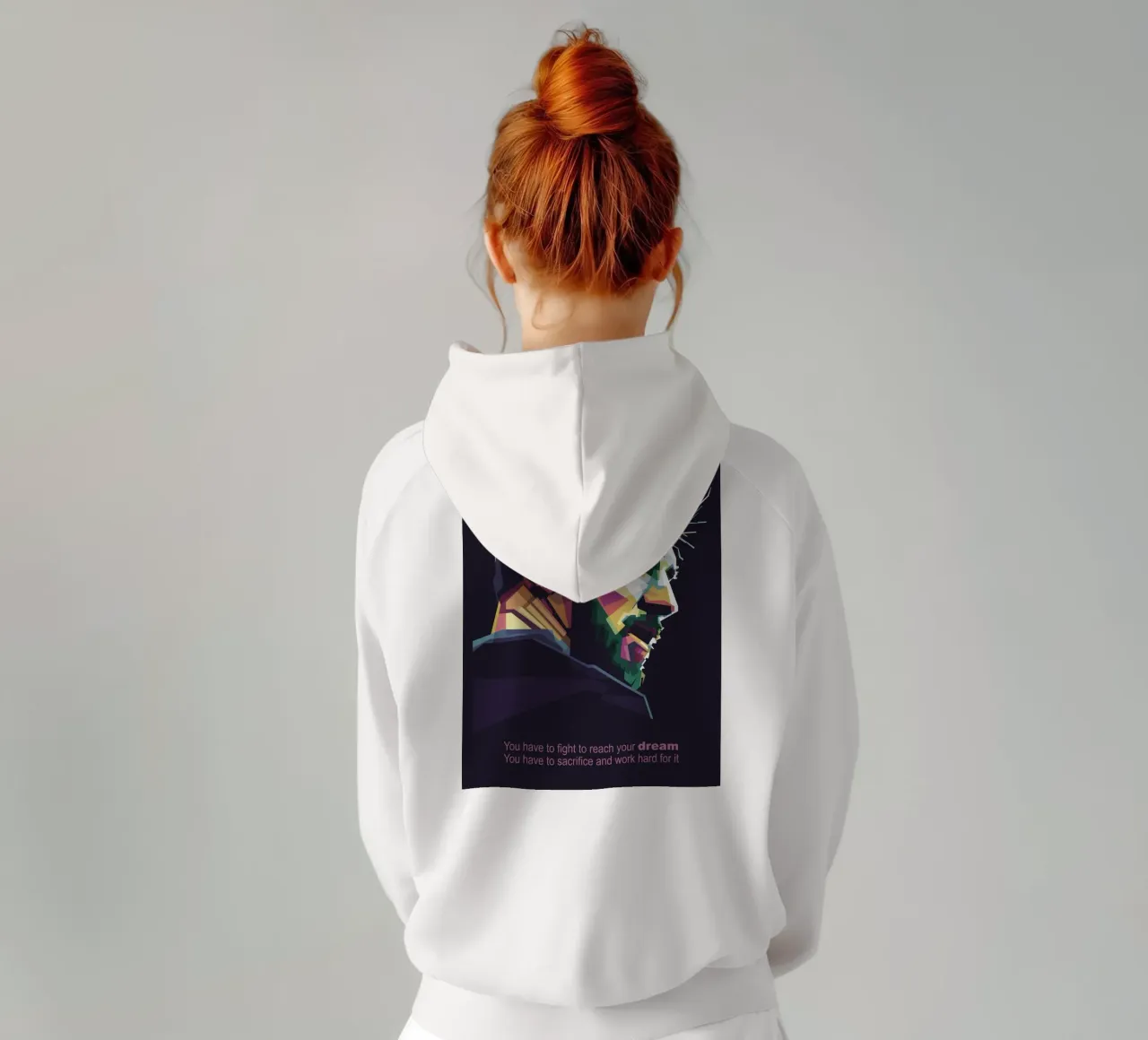 GOAT Pop Art WPAP felpa con cappuccio da Alkahfsmart