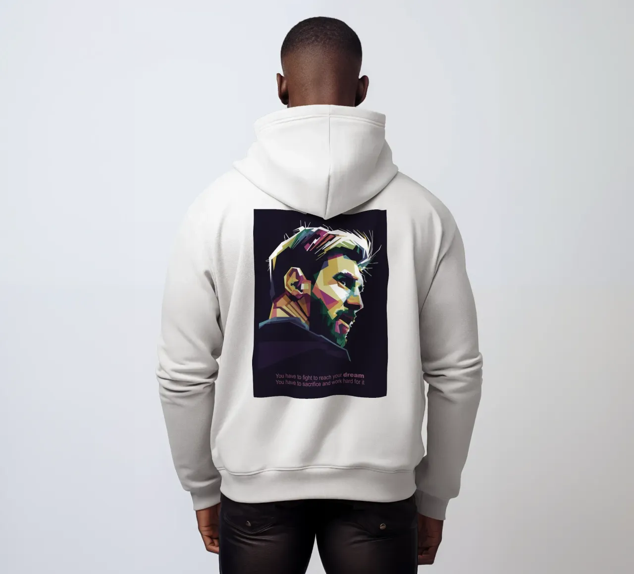 GOAT Pop Art WPAP felpa con cappuccio da Alkahfsmart