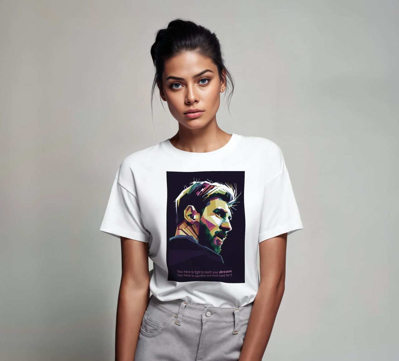 GOAT Pop Art WPAP t-shirt da Alkahfsmart