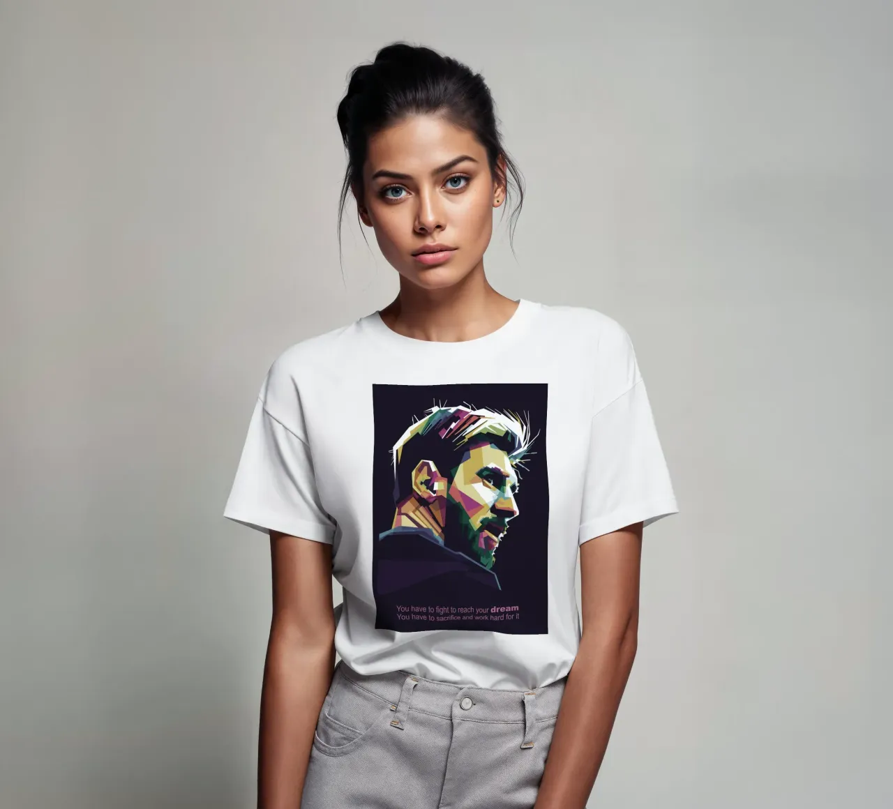 GOAT Pop Art WPAP t-shirt da Alkahfsmart