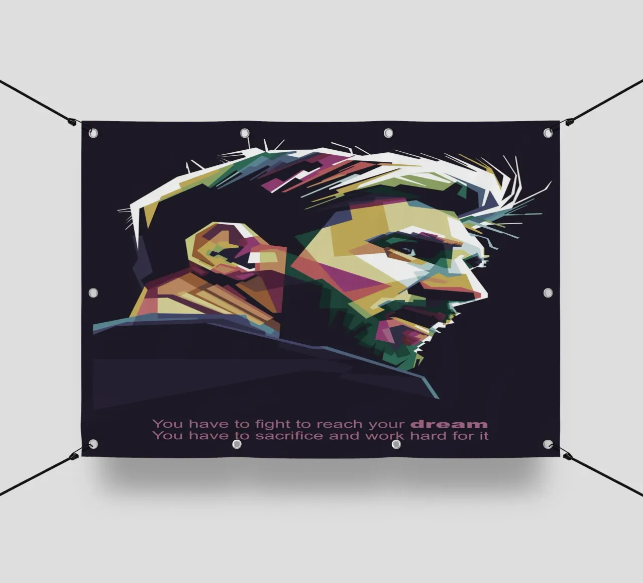 GOAT Pop Art WPAP telo in pvc da Alkahfsmart