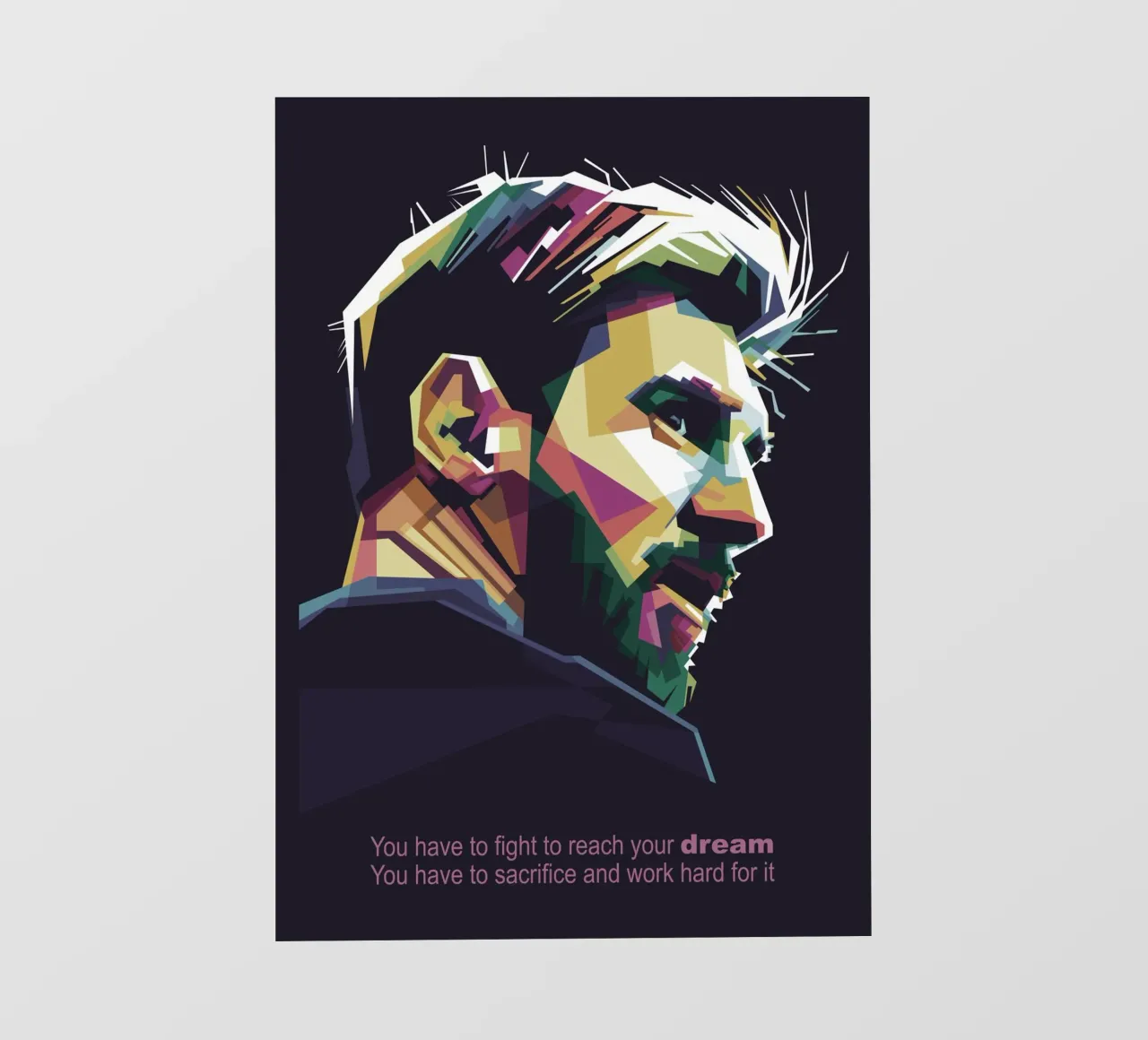 GOAT Pop Art WPAP telo in pvc da Alkahfsmart