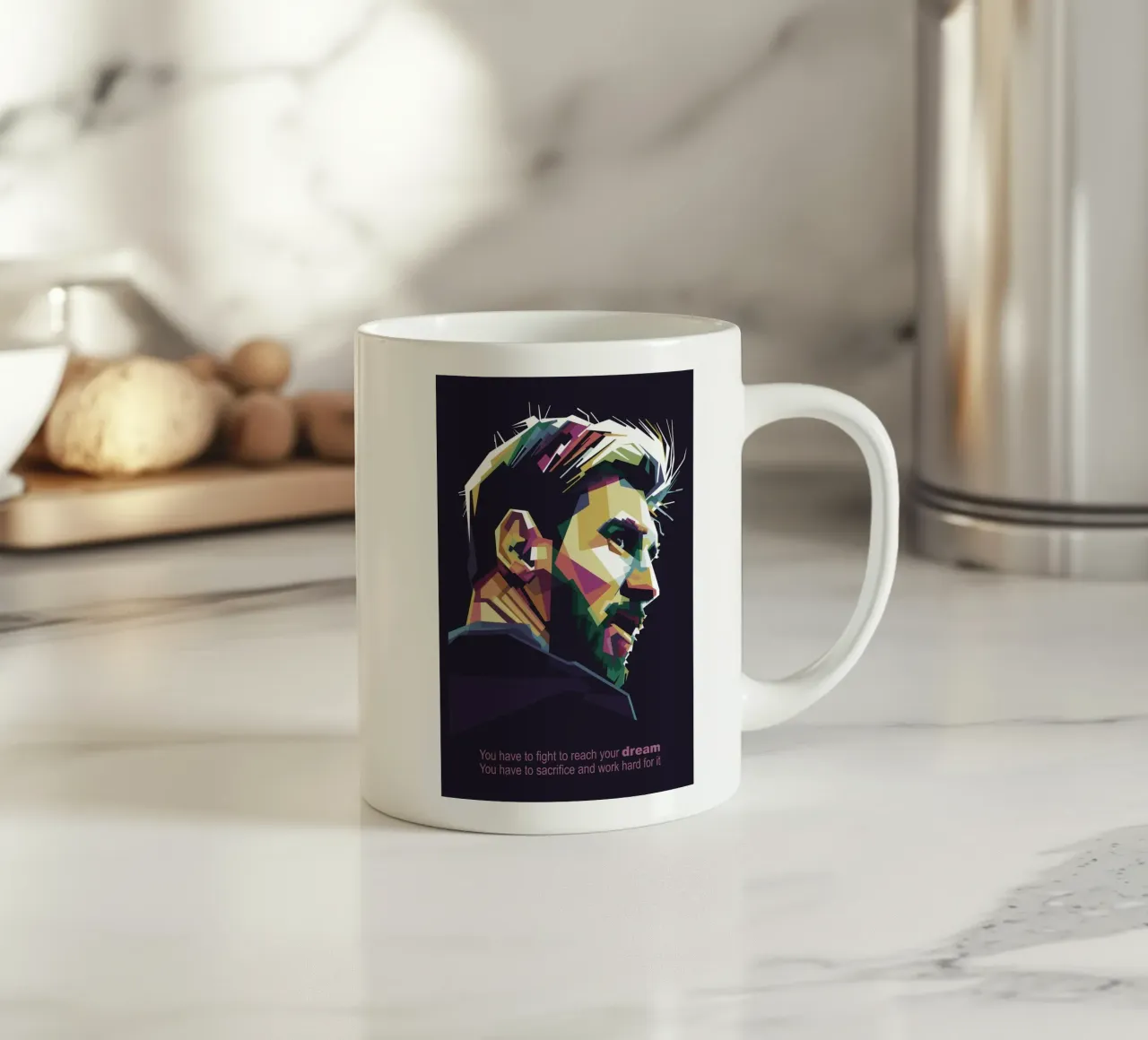 GOAT Pop Art WPAP tazza in ceramica da Alkahfsmart