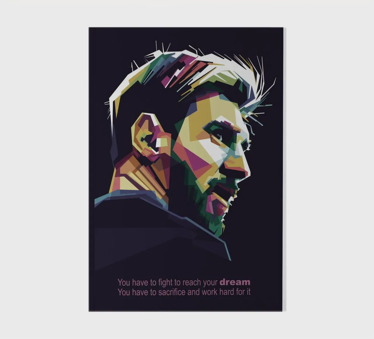 GOAT Pop Art WPAP notebook by Alkahfsmart