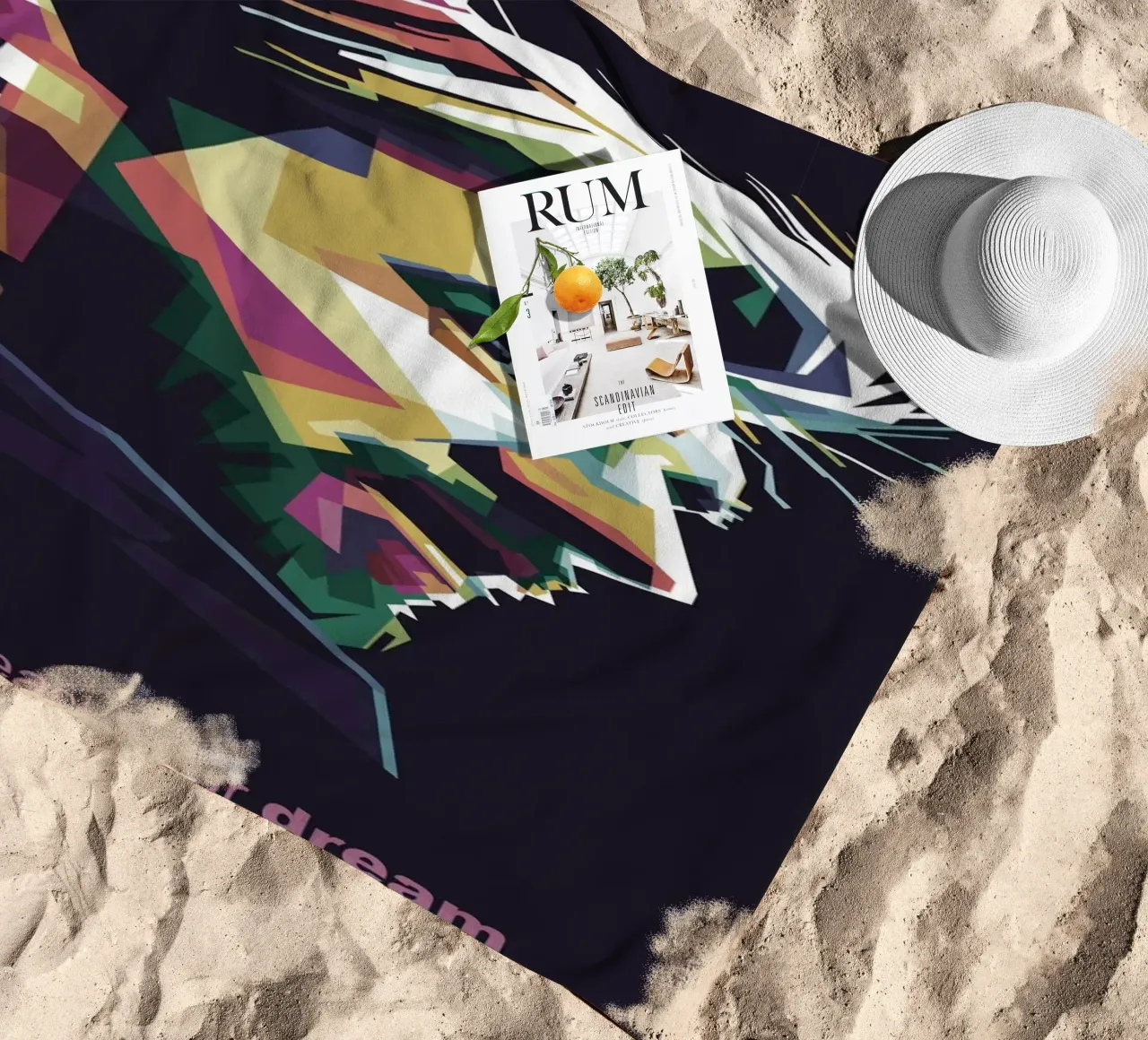 GOAT Pop Art WPAP telo mare da Alkahfsmart