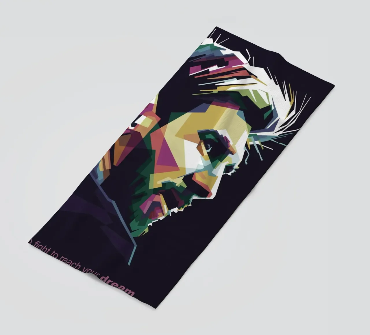 GOAT Pop Art WPAP telo mare da Alkahfsmart